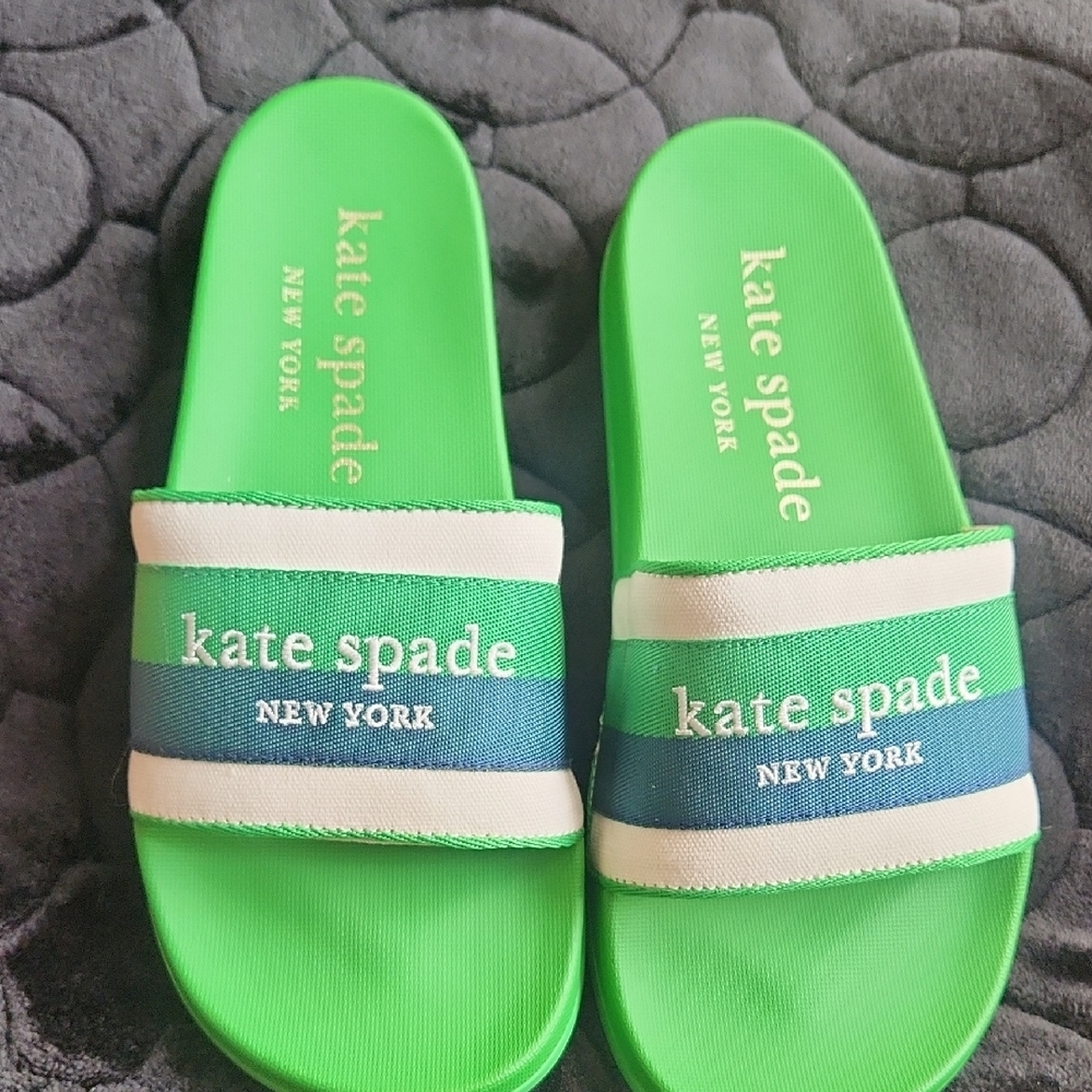 Kate Spade Green and Blue Sandals